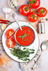 Image showing tomato soup