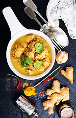 Image showing Curry of chicken