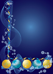 Image showing Decoration Background blue