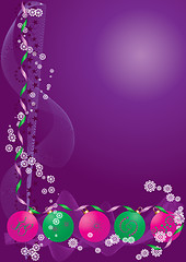 Image showing Decoration Background purple
