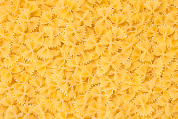 Image showing Farfalle pasta background