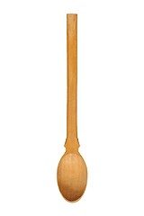 Image showing Wooden spoon on white
