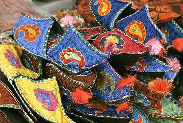 Image showing Uzbek traditional slippers