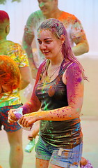 Image showing Holi color festival