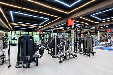 Image showing Modern gym interior
