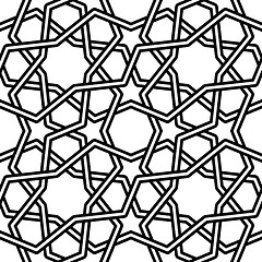 Image showing Islamic pattern vector illustration on white background