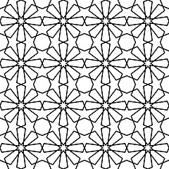 Image showing Islamic pattern vector illustration on white background