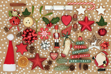 Image showing Symbols of Christmas Collection