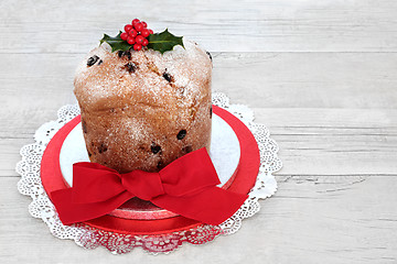 Image showing Christmas Panettone Cake