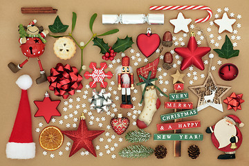 Image showing Symbols of Christmas Collection