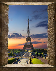 Image showing Paris from window