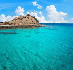 Image showing Sea and mountains