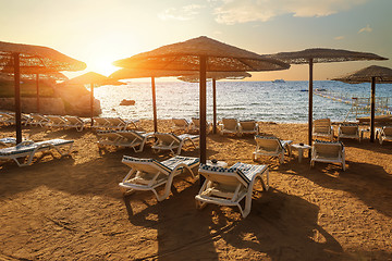 Image showing Beach of Red sea