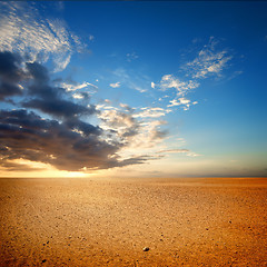 Image showing Sandy desert in Egypt