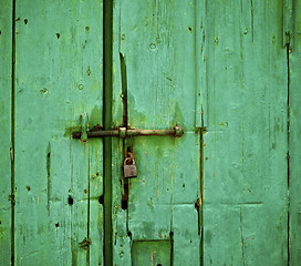 Image showing Old Barn Door