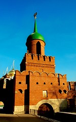 Image showing Tower of Odoevsky Gate in Tula Kremlin