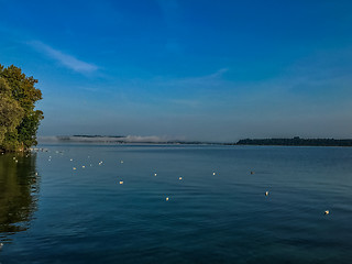 Image showing Rest on Lake Chiemsee in the morning