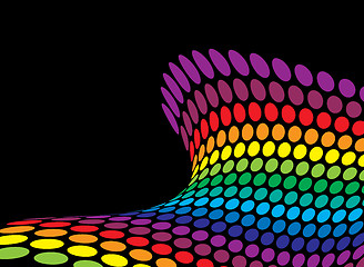 Image showing rainbow splash