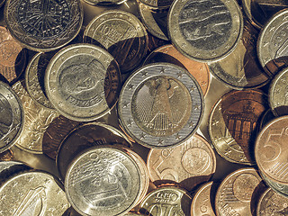 Image showing Vintage Euro coin