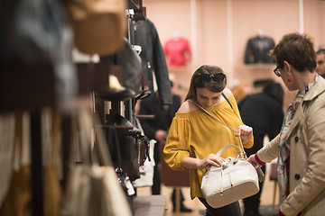 Image showing best friend shopping in big mall