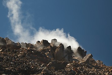 Image showing Steam activity in New Zealand