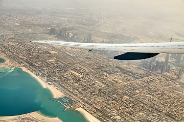 Image showing Dubai View from Air