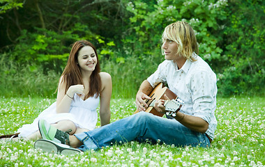 Image showing Happy caucasian couple