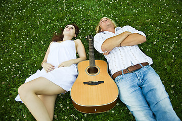 Image showing Happy caucasian couple