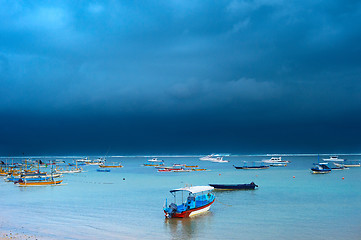 Image showing Storm on Bali island, Indonesia