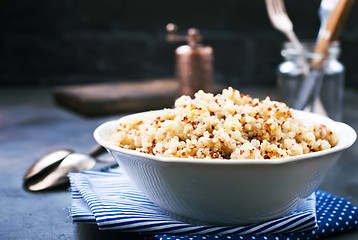 Image showing boiled quinoa 