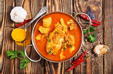 Image showing chicken curry