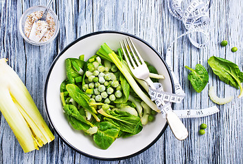 Image showing green salad