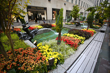 Image showing New York, USA – August 23, 2018: Rockefeller Plaza, Beautiful 