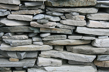 Image showing Stone fence