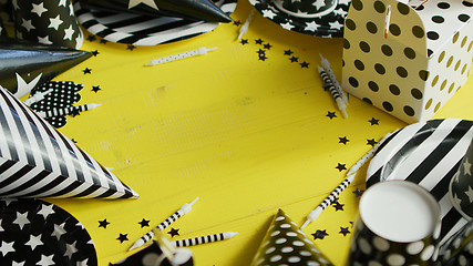 Image showing Festive decorations made of paper