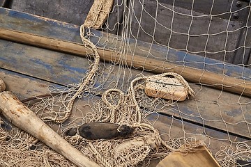 Image showing Old Fishing Equipment