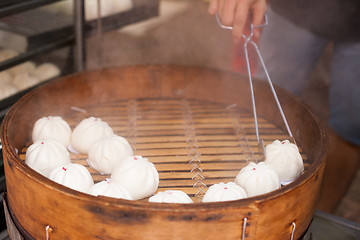 Image showing Baozi (Bao) steamed buns, Kuala Lumpur