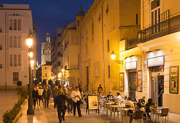 Image showing Old Town street, Valencia, Spain