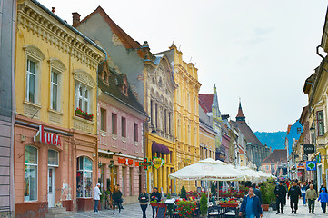 Image showing Brasov Old Town street. Romania