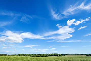 Image showing Landscape in a rural countryside environment