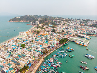 Image showing Cheung Chau Island Aerial Shot