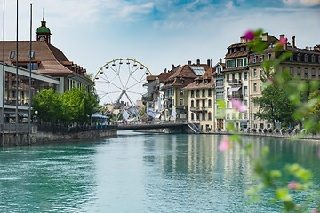 Image showing View of the city Thun