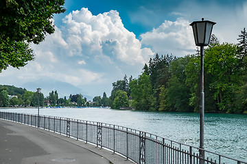 Image showing View of the city Thun