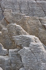 Image showing Pancake rocks in New Zealand