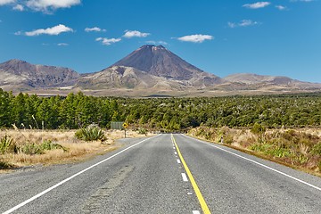 Image showing Volcanic Landscape, Tongariro