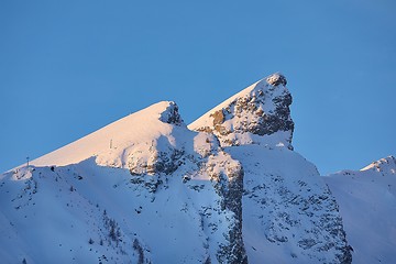 Image showing Mountains in the Alps