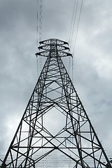 Image showing Electric power lines