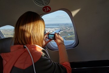 Image showing Flight with a view