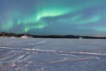 Image showing Northern Lights in Lapland