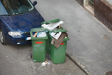 Image showing Garbage Container Full